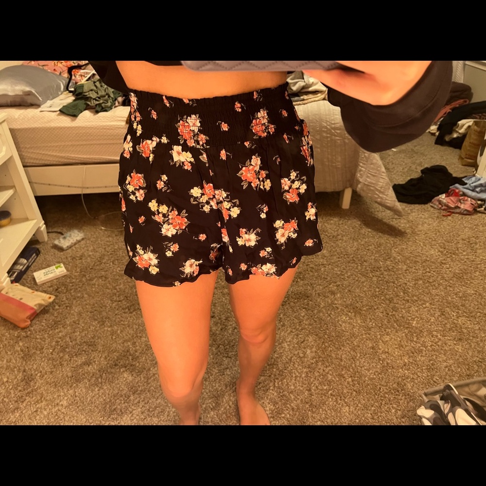 High rise hollister shorts